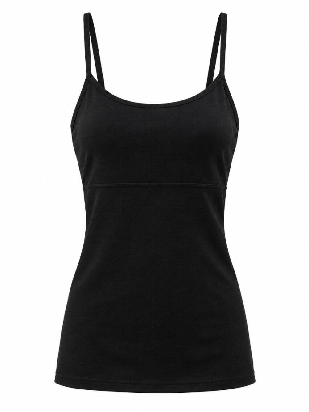 NWT Maidenform Firm Control Fat Free Long Length Tank Sz XL Black 3266
